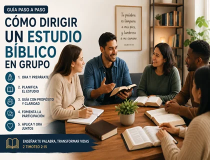 Cómo dirigir un estudio bíblico en grupo paso a paso