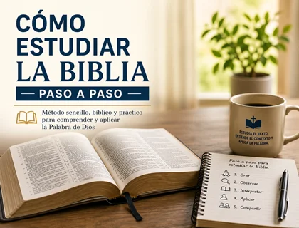 Cómo estudiar la Biblia paso a paso