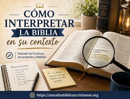 Cómo interpretar la Biblia en su contexto