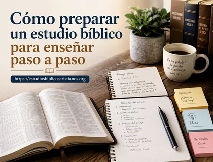 Cómo preparar un estudio bíblico para enseñar paso a paso