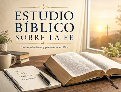Estudio bíblico sobre la fe