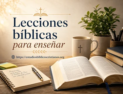 Lecciones bíblicas para enseñar