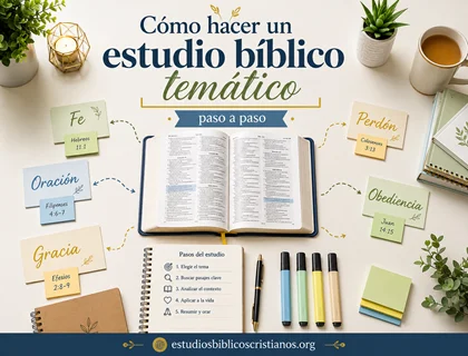 Cómo hacer un estudio bíblico temático paso a paso