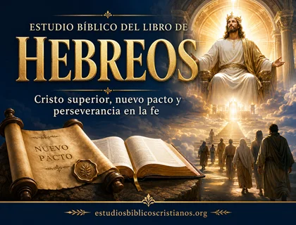 Estudio bíblico del libro de Hebreos: Cristo superior, nuevo pacto y perseverancia en la fe