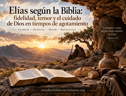 Elías según la Biblia: fidelidad, temor y el cuidado de Dios en tiempos de agotamiento