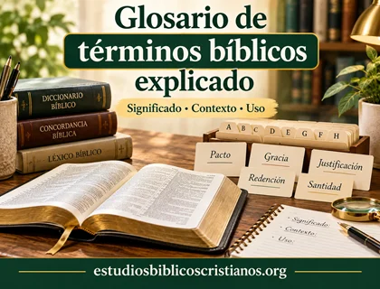 Glosario de términos bíblicos explicado: significado, contexto y uso